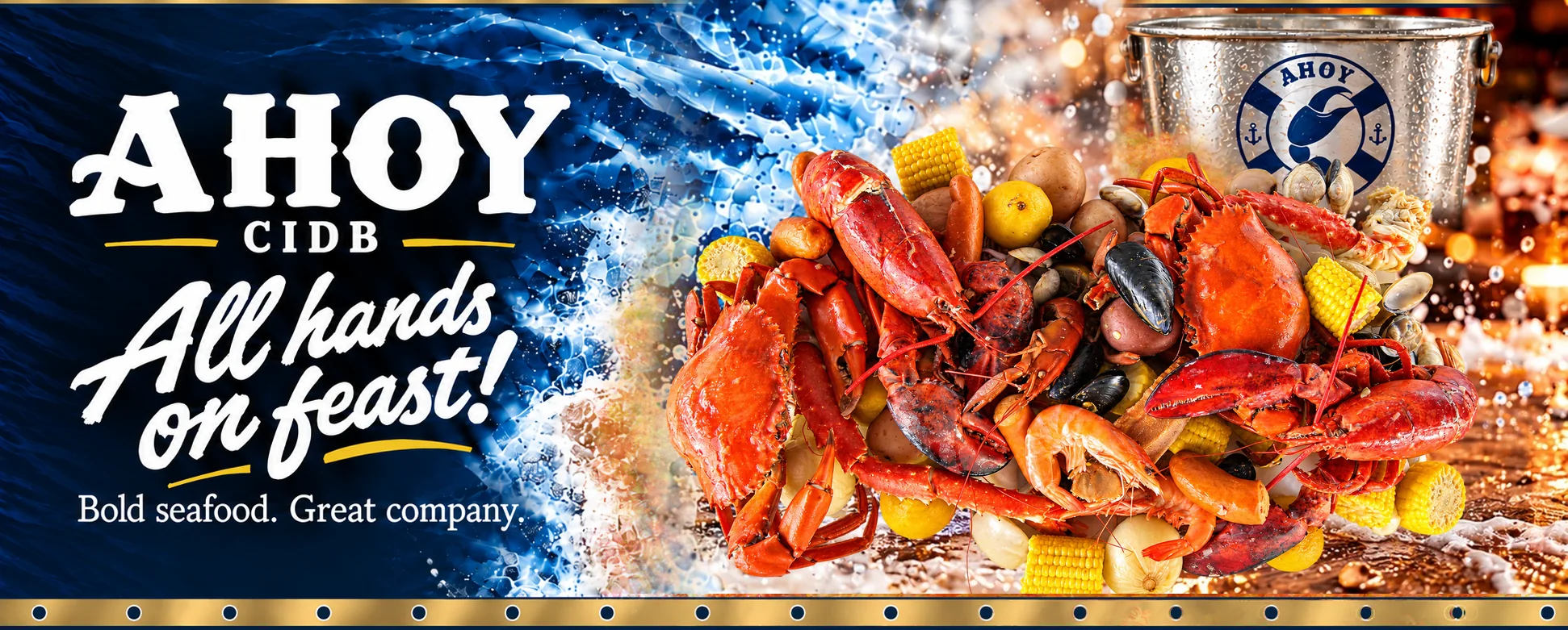 01 AHOY CIDB - Signature crab and lobster boil